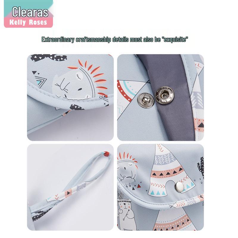 Portable Baby Diaper and Wipes Storage Bag