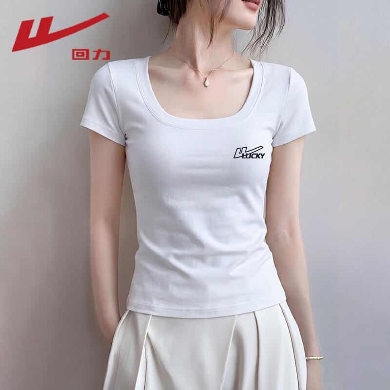 Warrior Women s Square Collar Slim Fit Short Sleeve T-Shirt M