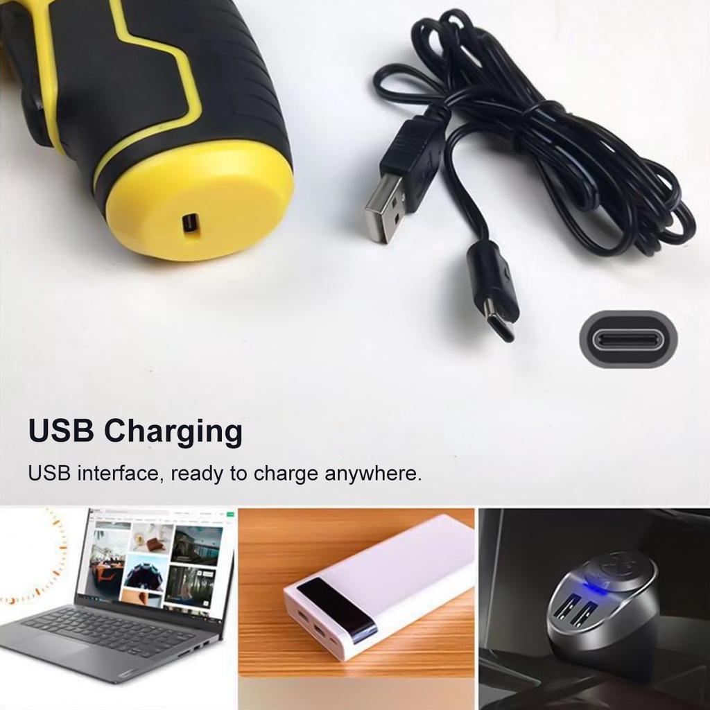 USB Cordless Multifunctiona Drill 3.6V Electric Round Cloth Cutter Scissors Power Driver Screwdriver Fabric Cutting Machine