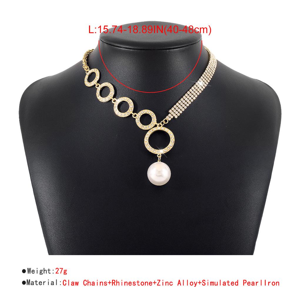 Women European Fashion Pearl Clavicle Necklace Choker Color Rice Bead Bohemian Style Necklace For Women Jewelry