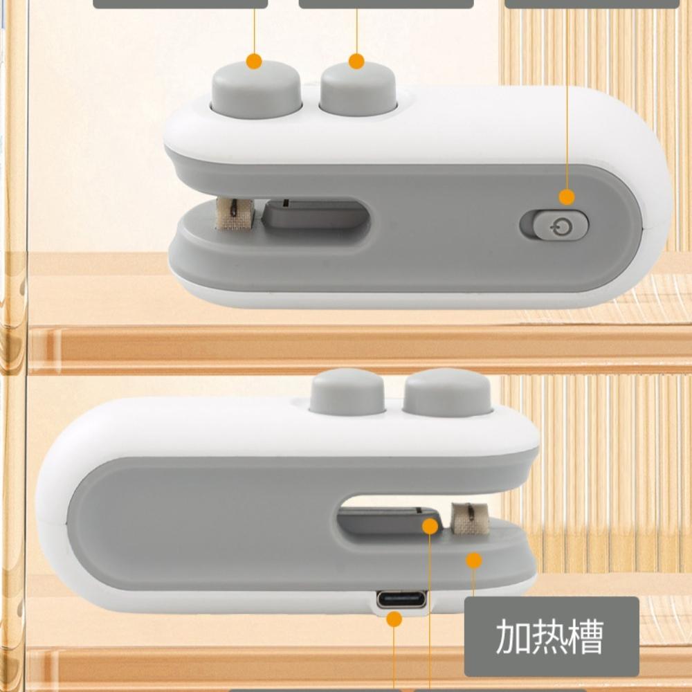 Mini Heat Bag Sealing Machine Package Sealer Bags Plastic Food Sealer Clip Bag Handheld Food Packaging Heat Sealer