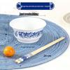 Disposable Blue and White Porcelain Dinnerware Set