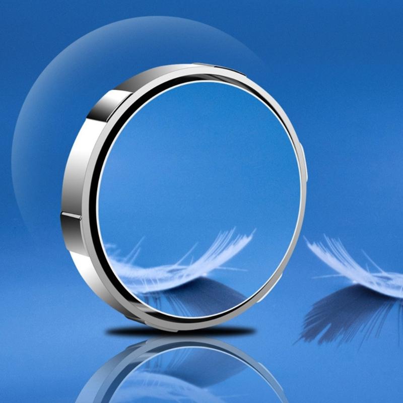 2pcs Suction Cup Type Blind Spots Mirrors 2inch Round Glass Convex Mirror Side Rear View Mirror for Car SUV Automotive