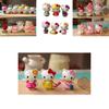 Adorable 6pcs Hello Kitty Kuromi Sanrio Cute Dolls Accessories For Collectors