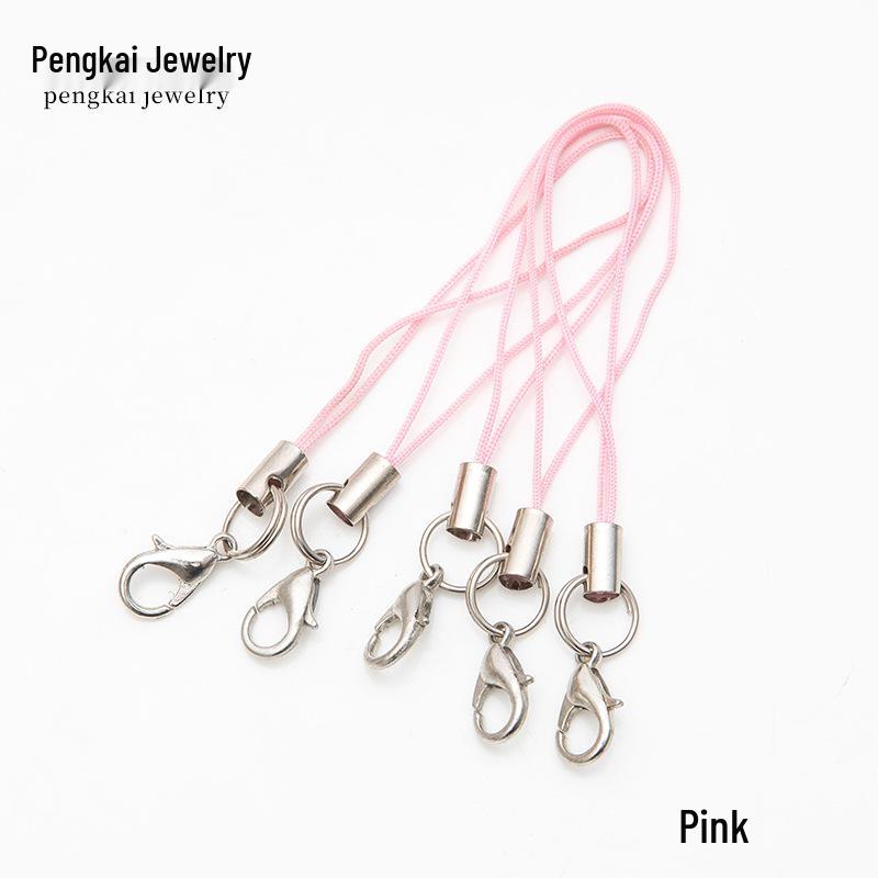 DIY šperky doplňky: 303 Karabina s dvojitým kroužkem šňůrka na mobilní telefon