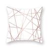 45X45CM Pink Shiny Polka Dot Alphabet Geometric Simple Pillow Cover Bed Sofa Car Office Seat Cushion  Home Decoration