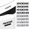 New Peugeot Black Knight Car Emblem Sticker for 408, 4008, 508, 5008, 508L Trunk