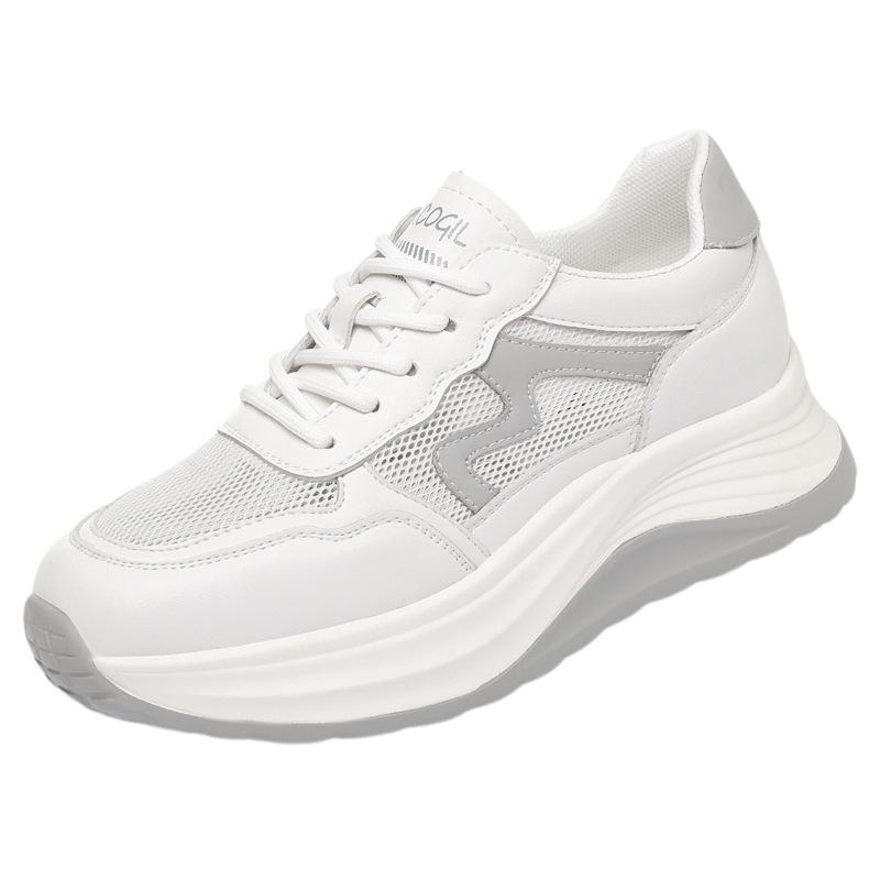 Mesh Casual Sports Shoes For Women In Summer Soft Sole Comfortable Mesh Women's Shoes Breathable White Shoes Mother's Shoes