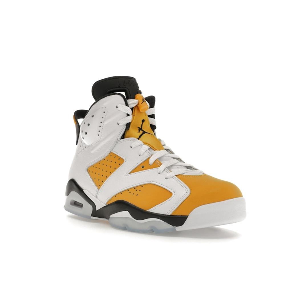 Air Jordan 6 Retro Yellow Ochre Men Sneakers White Black CT8529-170