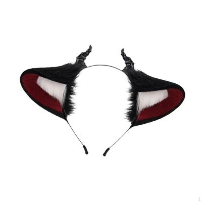 Serre-tête Diable Cosplay Femmes Décor Halloween Coiffe pour Performance de Jeu de Rôle