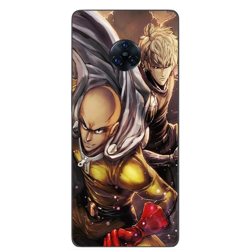 כיסוי טלפון One Punch Man גנוס עבור VIVO Y95 Y93 Y31 Y20 V19 V17 V15 Pro X60 NEX כיסוי טלפון שחור רך