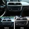 Auto Control Klimaanlage Dekoration Rahmen Abdeckung Trim Innen Aufkleber Auto Zubehör Für BMW F30 F34 3 Serie 3GT