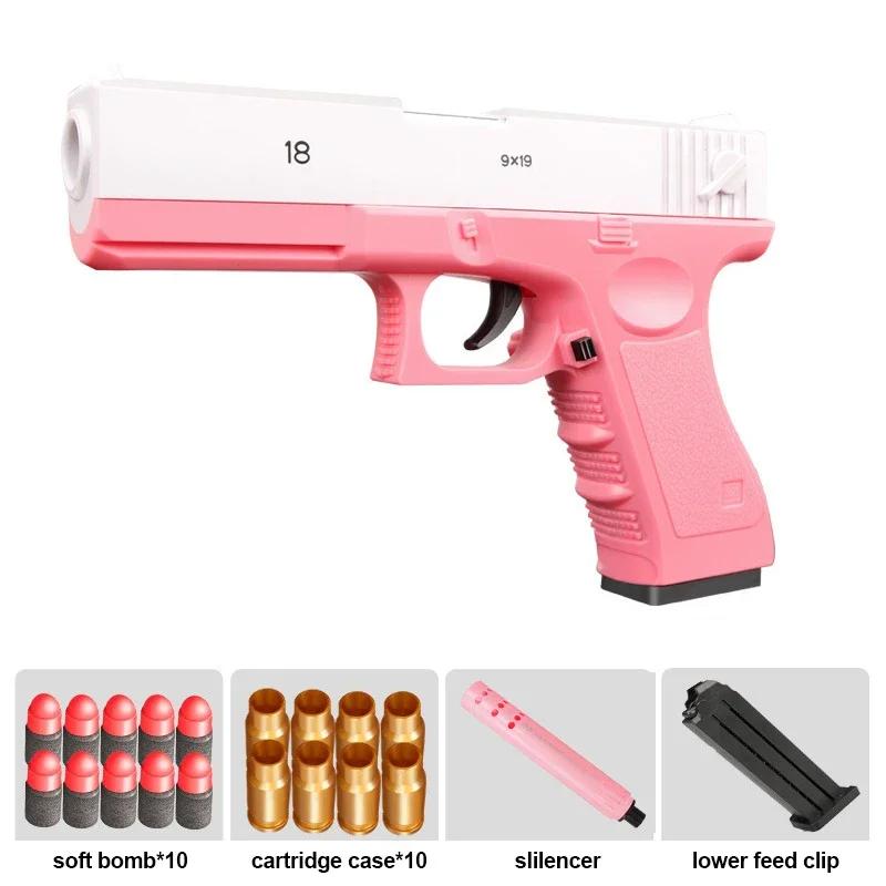 Soft Bullet Toy Gun Shell Ejection Foam Darts Pistol Desert Eagle Airsoft Gun Toy Gun Toy For Boys Girls Outdoor Games