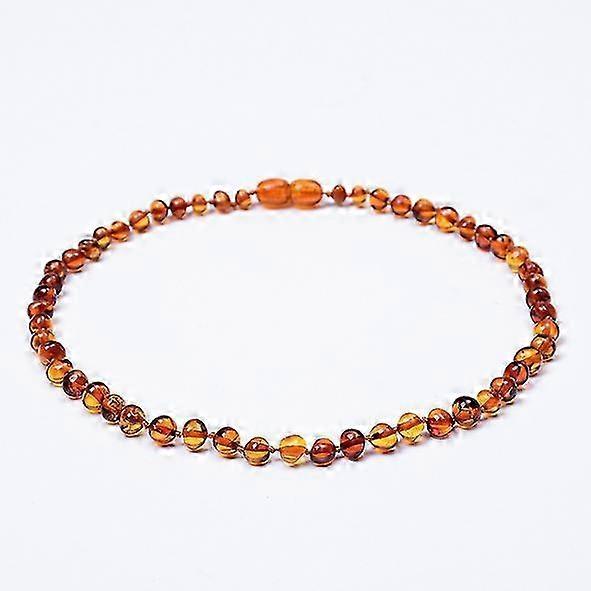 Natural Baltic Amber Necklace for Adults Women or Men/Baroque Shape Polished Amber Beads Certified Amber Jewelry Hwy111