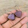 Carved African Amethyst Earring Electroformed Copper Earrings Handmade Copper Jewelry Gemstone Earring Gift For Mother Electroformed Jewelry