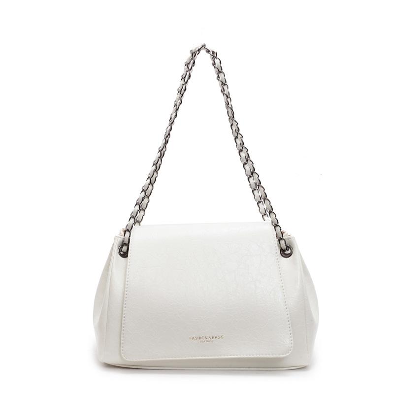 Premium sense simple fashion commuter shoulder bag women's autumn and winter new chain underarm small square bag