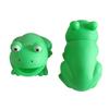 Hundespielzeug, interaktives Hunde-Kauspielzeug mit Geräuscheffekt, Cartoon-Frosch-förmiges Haustier-Zähnereinigungsspielzeug, Heimtierbedarf