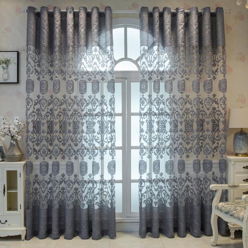 European Style Heat Insulation Shade Blackout Curtain Living Room Bedroom Home Decoration Curtain