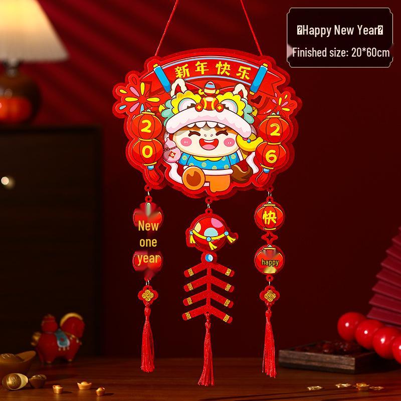 DIY Year of the Horse Chinese-Style Pendant Kit: Parent-Child New Year Educational Craft