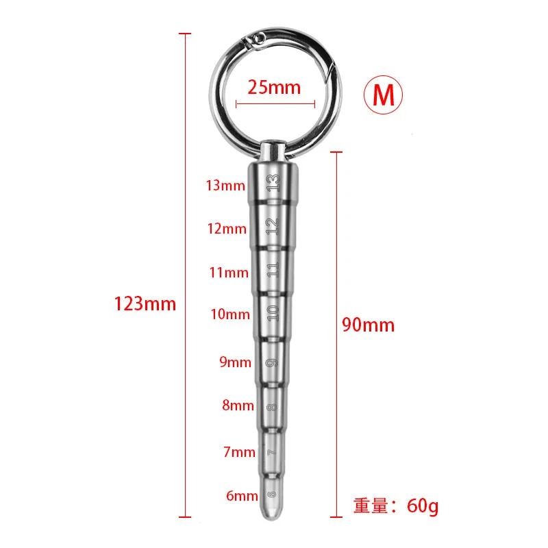 Horse Eye Stick Pagoda Stainless Steel Dilator Penis Plug Urethral Bead Urine Plugging Rod Metal Horse Eye Expander Sex Toys