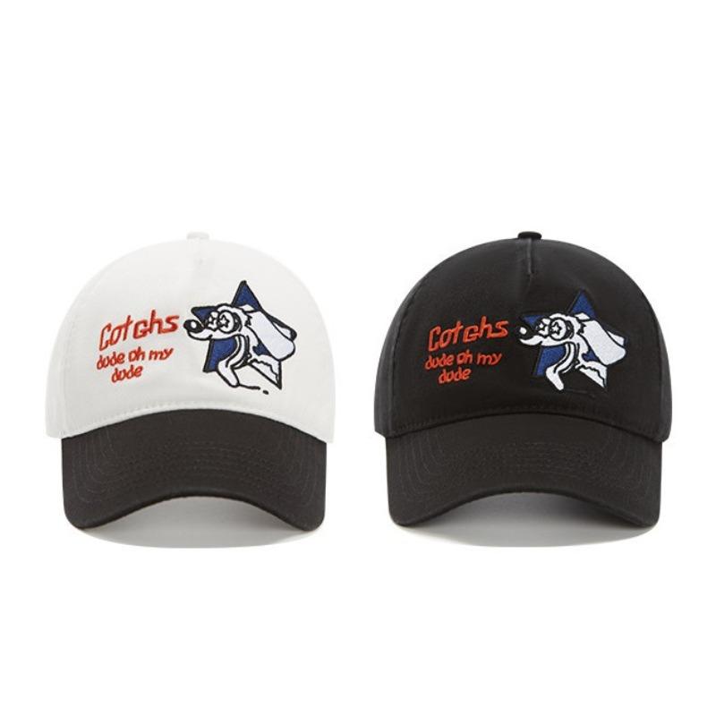 Jin Taiheng Dog Embroidery Baseball Cap Spring and Summer Outdoor Casual Versatile Cap Soft Top Shows Small Face