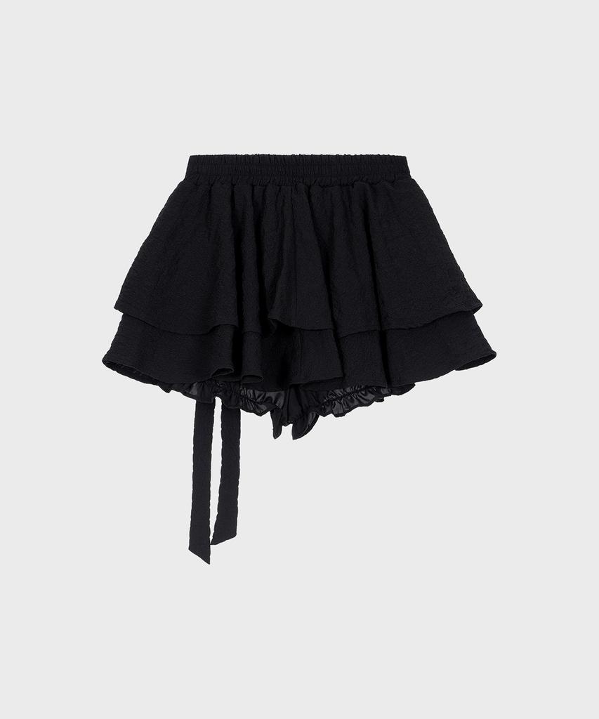 Alkialka Jacquard Mini Skirt (Black)