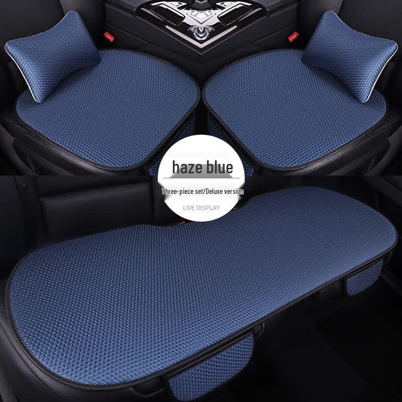 Ice Silk Car Seat Cushion Set