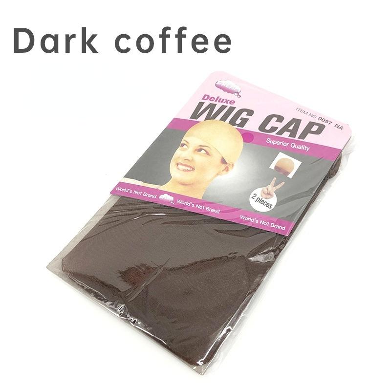 6Pieces (3Packs) Wig Cap Fashion Stretchable Navel Hair Net 2Pcs/Pack Stocking Wig Caps Free Size Nylon Mesh Wave Cap