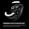 Pulsar Gaming Gears X2V2 X2H X2 (Medium & Mini) Mouse Feet, 100% PTFE Premium Skates - White, Thin Type (0.6mm)