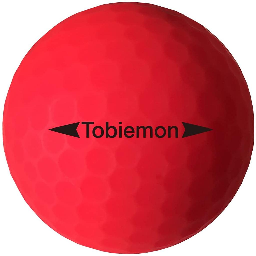TOBIEMON Matte Red Golf Officially Fluorescent Matte 3 Dozen T-2MR Balls, Licensed, Color, (36 Balls) Set!