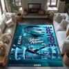 Mbappe Personalized Text Carpet Perfect For Hallway Dining Room Game Room Foyer Antislip Carpet Anime Office Decor Wedding Party Gift