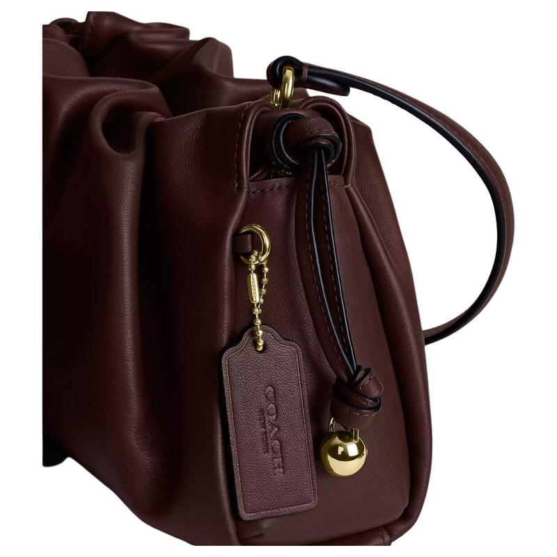 Coach Faye 26 Removable Shoulder Strap Leather Shoulder Bag Medium Women's Brown