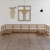 7 Pcs Garden Furniture Set Solid Pine Wood
