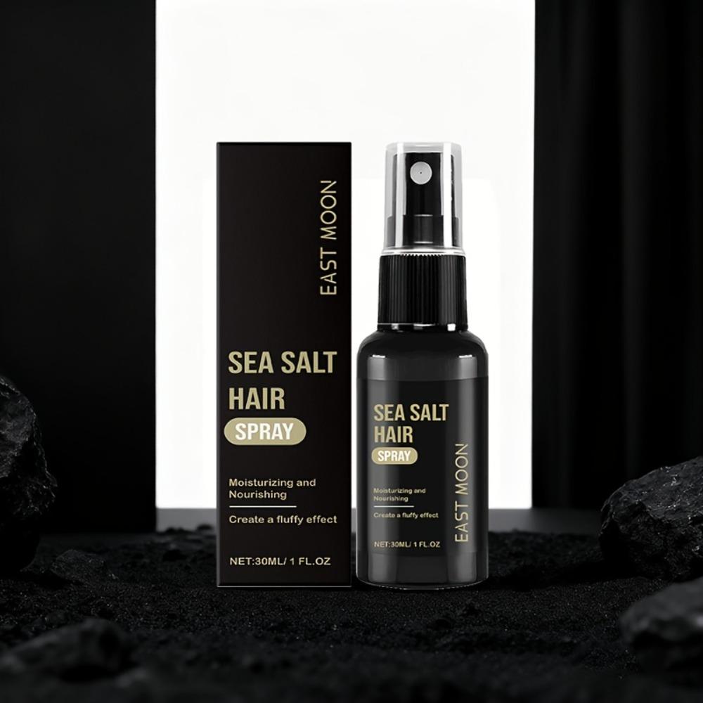 Sea Salt Hair Spray with Seaweed and Aloe Extract, Gentle Formula Lightweight Non-Irritating Texture for Voluminous Fresh Styling