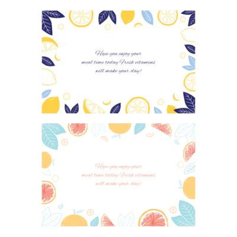 Happy Days Placemat - Fresh Lemon