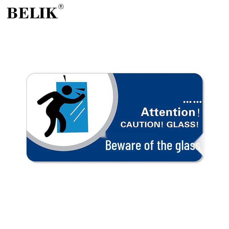 BELIK Acrylic Self-Adhesive Warning Sign 20x10CM
