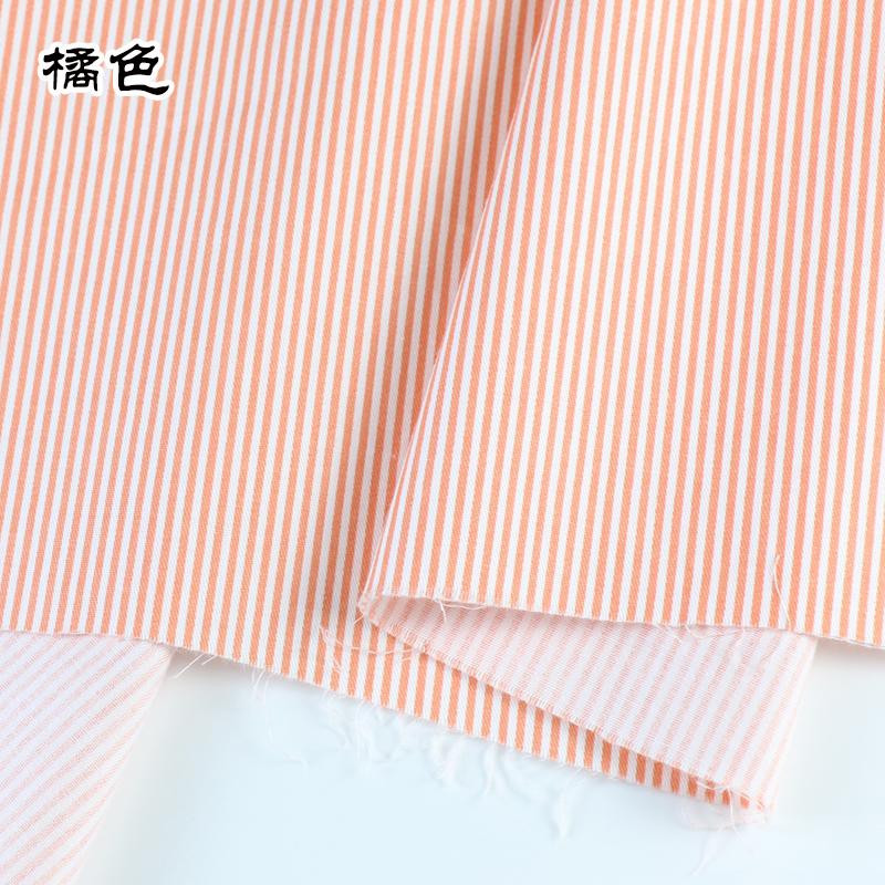 160cm*50cm 1mm Fruit Color Striped Cotton Fabric for Kindergarten Bedding Printed Twill Quilt Cloth