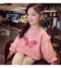 Girls Long Sleeve T Shirt Sweet Cute Round Neck Base Layer for Spring