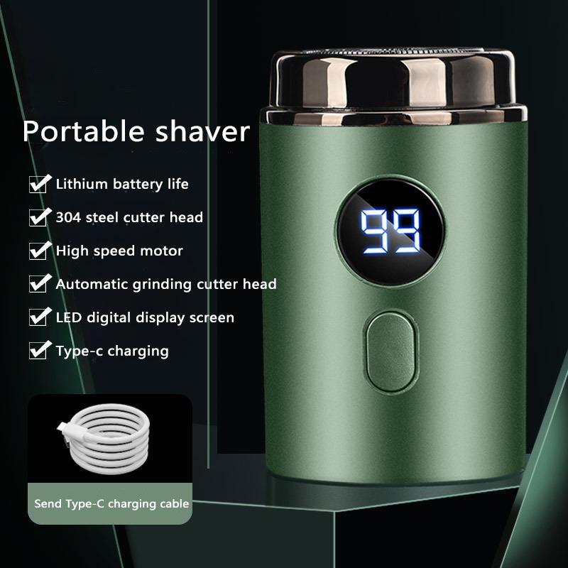 Portable Electric Travel Shaver Portable Razor Man Wet And Dry Usb Rechargeable Shaver Typec Charging Shaving Machine For Men