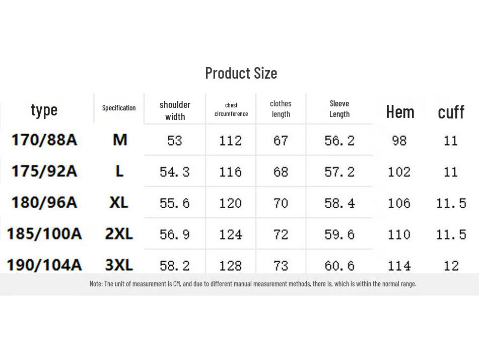 JOW Men's Wrinkle-Resistant Loose Workwear Jacket