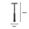 HALDER Schockloser Rückschlagfreier Supercraft Hammer Stahlgriff Nylon Durchmesser 25 (Weiß) 3377.025