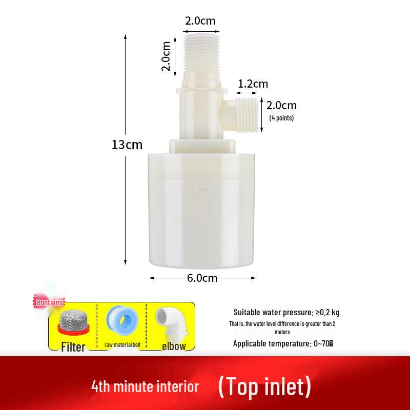 Automatic Float Valve for Tank Water Level Control