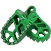 Dirt Bike Fußrasten mit Federn, CNC T6 Aluminium Dirtbike Fußrasten Pedalrasten für KLX300R 97-07 20-24/KLX300 20-23/KLX250 06-20/KLR650 87-07/KLX250S