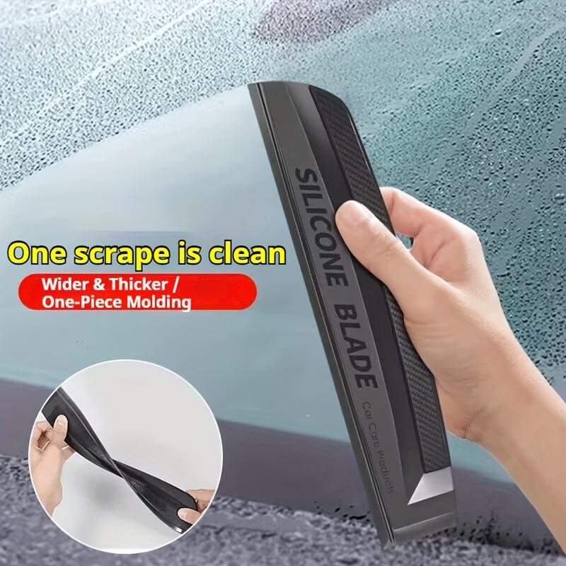 Auto-Reinigungsgummiabzieher - Kratzfreies Handheld-Wasserabzieher-Reinigungswerkzeug für Windschutzscheibe/Karosserie, Kratzfreier und Beschädigungsfreier Fensterabzieher