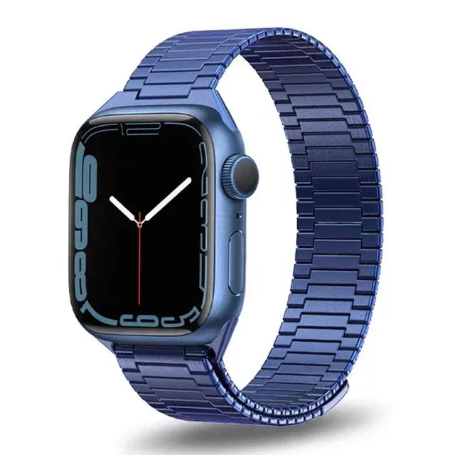 Luxury Magnetic Strap for Apple Watch 11 10 9 8 Band Ultra 3 2 49mm 46 44 45mm Titanium Color Bracelet for iWatch 7 se 6 40 41mm
