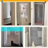 COZENTA Pet Gate, Screen Door Type, Dog, Cat, and Baby Escape Prevention, Velcro Attachment (White, 80x210cm)
