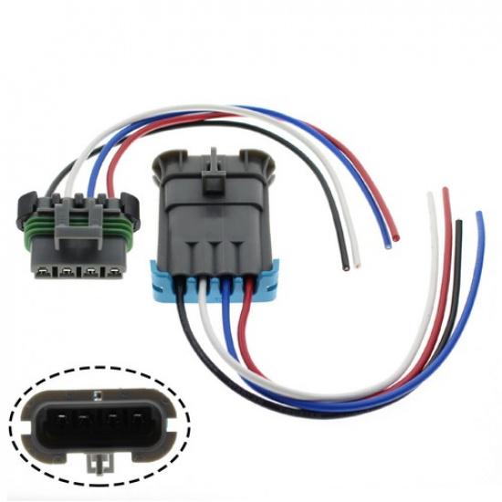 Forbuyers Saltdogg Connector Plug Repair Spreader Salter 4terminals Wire Harness
