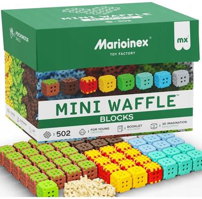 Plastic Constructor Marioinex Mini Waffle Blocks, 502 Pieces