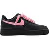 Nike Air Force 1 Slip Resistant Abrasion Resistant Low top Skateboard Shoes Unisex Black Pink CW2288-001(Team91- )