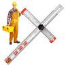 T-square, Aluminum Alloy Sliding T-square, Woodworking Ruler, Marking Gauge, Adjustable Angle, Positioning Scribe Tool, Architect T-square, Carpentry,